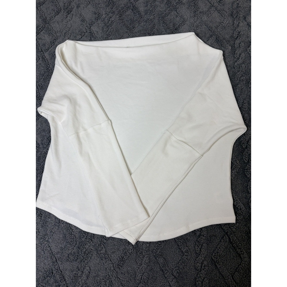 AEMI + CO Gauze Cotton Blouse L Henley Long Sleeve Boho Oversized